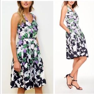 TALBOTS RSVP Vneck floral dress 20WP w pockets